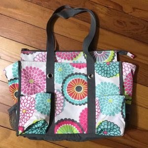 Thirty-One Zip Top Organizing Utility Tote